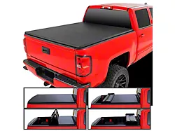 Soft Quad-Fold Tonneau Cover (07-18 Sierra 1500 w/ 5.80-Foot Short Box)