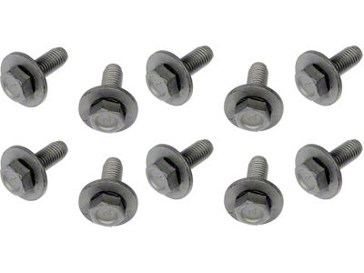 Splash Shield Retaining Bolt and Washer; M10-1.50 x 26.5mm; 2-Pieces (99-18 Sierra 1500)