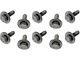 Splash Shield Retaining Bolt and Washer; M10-1.50 x 26.5mm; 2-Pieces (99-18 Sierra 1500)