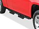 Square Tube Drop Style Nerf Side Step Bars; Matte Black (99-06 Sierra 1500 Extended Cab)