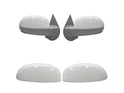 Standard Mirror Covers; Summit White (07-13 Sierra 1500)