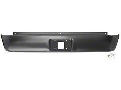 Steel Roll Pan with License Plate Cutout; Unpainted (07-10 Sierra 1500)