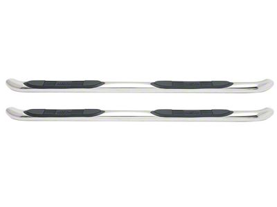 E-Series 3-Inch Nerf Side Step Bars; Stainless Steel (14-18 Sierra 1500 Crew Cab)