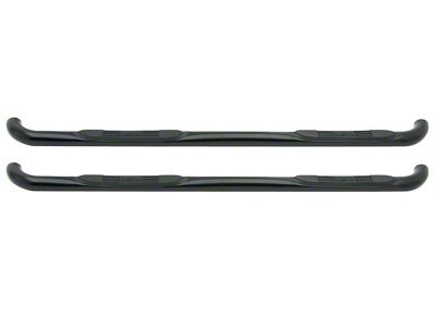 E-Series 3-Inch Nerf Side Step Bars; Black (14-18 Sierra 1500 Double Cab)