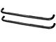 E-Series 3-Inch Nerf Side Step Bars; Black (14-18 Sierra 1500 Double Cab)