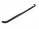 3-Inch Round Bent Nerf Side Step Bars; Black (99-18 Sierra 1500 Regular Cab)