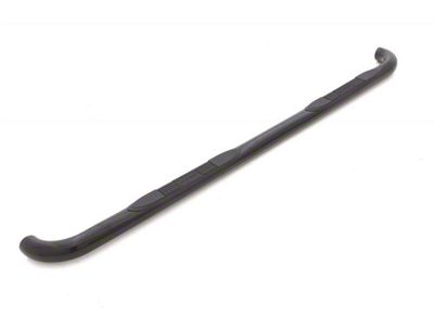 3-Inch Round Bent Nerf Side Step Bars; Black (07-18 Sierra 1500 Extended/Double Cab)