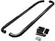 3-Inch Round Side Step Bars; Black (99-18 Sierra 1500 Extended/Double Cab)