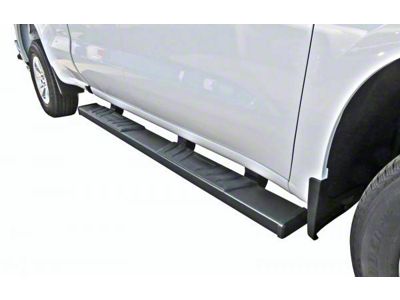STX500 Running Boards; Black (07-18 Sierra 1500 Extended/Double Cab)