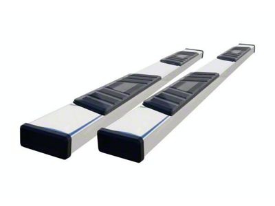 STX500 Running Boards; Stainless Steel (07-18 Sierra 1500 Extended/Double Cab)