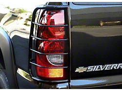 Tail Light Guards; Black (99-06 Sierra 1500)