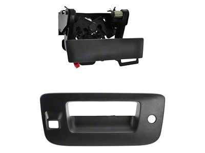 Tailgate Handle and Bezel Set with Lock Provision and Backup Camera Opening (07-13 Sierra 1500)