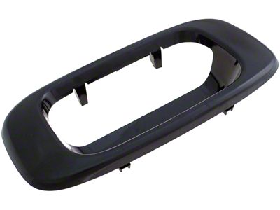 Tailgate Handle Bezel; Smooth Black (99-06 Sierra 1500)