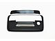 Chrome Delete Tailgate Handle Cover; Gloss Black (14-18 Sierra 1500)