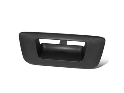 Tailgate Handle Cover; Textured Black (07-13 Sierra 1500)