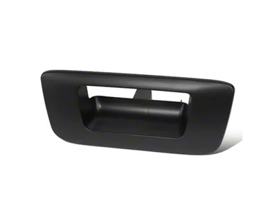 Tailgate Handle Cover without Keyhole; Primer Black (07-13 Sierra 1500)