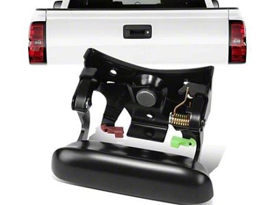 Tailgate Handle; Smooth Black (99-06 Sierra 1500)