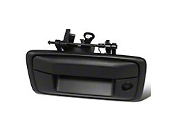 Tailgate Handle without Backup Camera Opening; Textured Black (14-15 Sierra 1500)