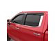 EGR Tape-On Window Visors; Front and Rear; Dark Smoke (19-25 Sierra 1500 Double Cab)