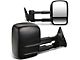 Towing Mirror; Powered; Heated; Black; Pair (03-06 Sierra 1500)