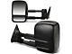 Towing Mirror; Manual; Black; Pair (99-06 Sierra 1500)