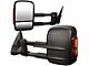 Towing Mirror; Powered; Heated; Amber Signal; Black; Pair (03-06 Sierra 1500)