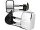 Towing Mirror; Powered; Heated; Chrome; Pair (14-17 Sierra 1500)