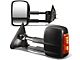 Towing Mirror; Powered; Heated; Amber Signal; Black; Pair (14-17 Sierra 1500)