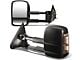 Towing Mirror; Powered; Heated; Smoked Signal; Black; Pair (14-17 Sierra 1500)