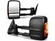 Towing Mirror; Powered; Heated; Amber Signal; Black; Pair (99-02 Sierra 1500)