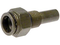 Transmission Oil Cooler Line Connector; Rearmost; 1/4-Inch x 18 Thread (01-07 Sierra 1500 w/o Heavy Duty Transmission Cooling)