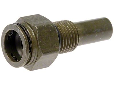 Transmission Oil Cooler Line Connector; Rearmost; 1/4-Inch x 18 Thread (01-07 Sierra 1500 w/o Heavy Duty Transmission Cooling)