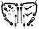 Front Upper Control Arms with Ball Joints, Sway Bar Links, Tie Rods, Idler Arm and 4-Groove Pitman Arm (99-06 4WD Sierra 1500; 04-06 2WD Sierra 1500 w/ Front Torsion Bar)