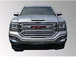 Upper Overlay Grille; Chrome (16-18 Sierra 1500 SLT)