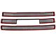 Chrome Delete Upper Overlay Grille; Gloss Black (14-15 Sierra 1500 Base, SLE, SLT)