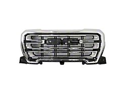 Upper Replacement Grille; Chrome (19-21 Sierra 1500; 2022 Sierra 1500 Limited)