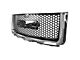 Upper Replacement Grille; Chrome/Gloss Black (07-13 Sierra 1500)
