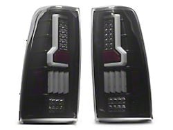 Renegade Series V2 LED Tail Lights; Black Housing; Smoked Lens (99-02 Sierra 1500 Fleetside)