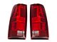 Renegade Series V2 LED Tail Lights; Chrome Housing; Red Lens (99-02 Sierra 1500 Fleetside)