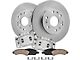 Vented 6-Lug Brake Rotor, Pad and Caliper Kit; Front (07-18 Sierra 1500)