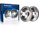 Vented 6-Lug Brake Rotor and Pad Kit; Front and Rear (07-13 Sierra 1500 w/ Rear Disc Brakes)