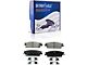 Vented 6-Lug Brake Rotor, Pad, Brake Fluid, Clear and Wheel Hub Assembly Kit; Front and Rear (07-13 4WD Sierra 1500 w/ Rear Disc Brakes)