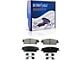 Vented 6-Lug Brake Rotor, Pad, Brake Fluid, Clear and Wheel Hub Assembly Kit; Front and Rear (07-13 2WD Sierra 1500 w/ Rear Disc Brakes)