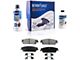 Vented 6-Lug Brake Rotor, Pad, Brake Fluid, Cleaner, Lower Ball Joint and Front Sway Bar Link Kit; Front and Rear (08-13 Sierra 1500 w/ Rear Disc Brakes)