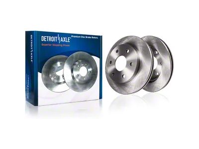 Vented 6-Lug Rotors; Rear Pair (99-06 Sierra 1500 w/ Single Piston Rear Calipers)