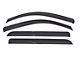 Ventvisor Window Deflectors; Front and Rear; Dark Smoke (14-18 Sierra 1500 Crew Cab)