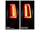 Version 2 LED Tail Lights; Black Housing; Clear Lens (99-02 Sierra 1500 Fleetside)