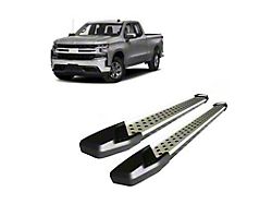 Vortex Running Boards; Aluminum (19-25 Sierra 1500 Double Cab)