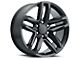 Z71 Style Satin Black 6-Lug Wheel; 20x9; 15mm Offset (99-06 Sierra 1500)