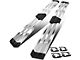 10-Inch Pleated Step Bar Running Boards; Chrome (20-24 Sierra 2500 HD Crew Cab)